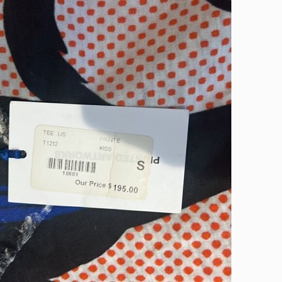 NWT Printed Artworks "Lichtenstein" Oversized Tunic Top sz.S MSRP $195 Italy - Picture 5 of 8